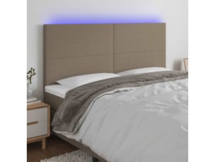 Tete de lit A poser largeur 180 cm   taupe