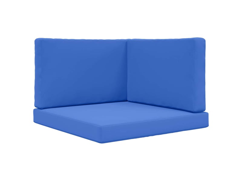  Coussin de canapé d'extérieur, coussin de chaise polyester bleu royal 80 x 80 cm cf54043  - Conforama A