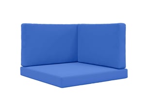 Coussin de canapé d'extérieur, coussin de chaise polyester bleu royal 80 x 80 cm cf54043