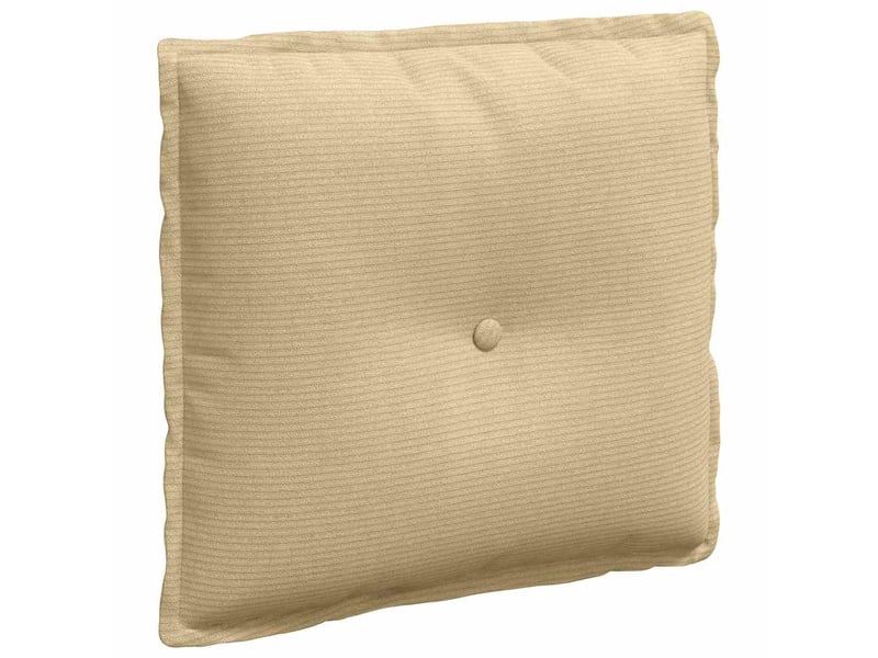 Coussin de dos, coussin de dossier vert gris 50 x 45 cm tissu en velours côtelé cf55105 - Conforama A