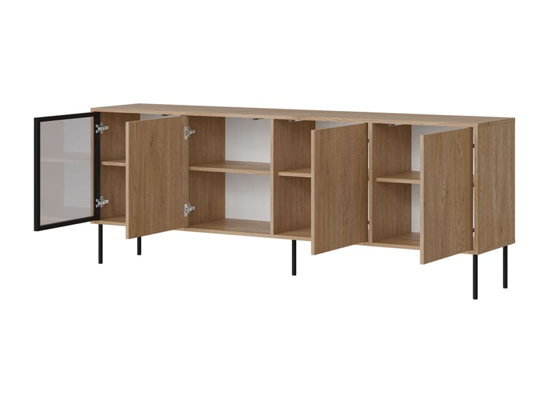  Buffet merevai 102, le nombre de portes: 4, stratifié, 75x201x40cm  - Conforama D