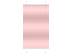 Store plissé, store de fenêtre rose 75x100 cm largeur du tissu 74,4 cm polyester cf47003