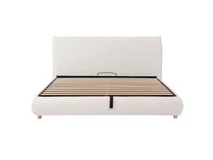 Lit coffre 180x200 cm SWEIKO coloris blanc