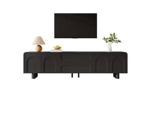 Meuble tv coloris noir 180 cm HAVRYA