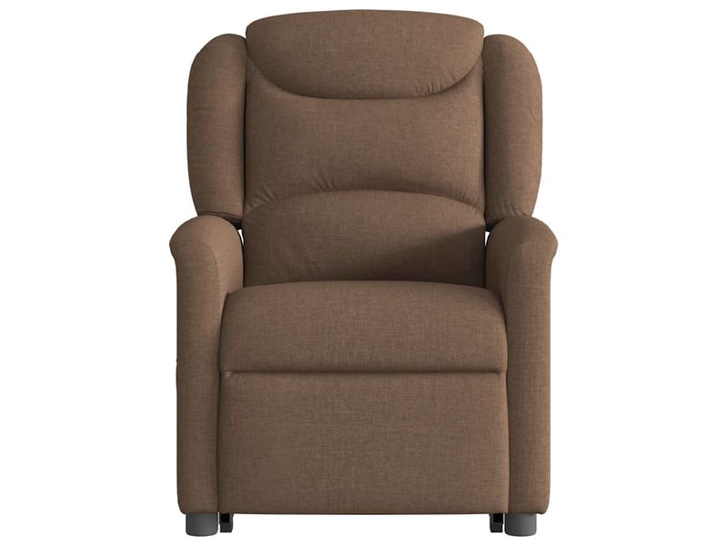  Vidaxl fauteuil inclinable de massage électrique marron tissu  - Conforama E
