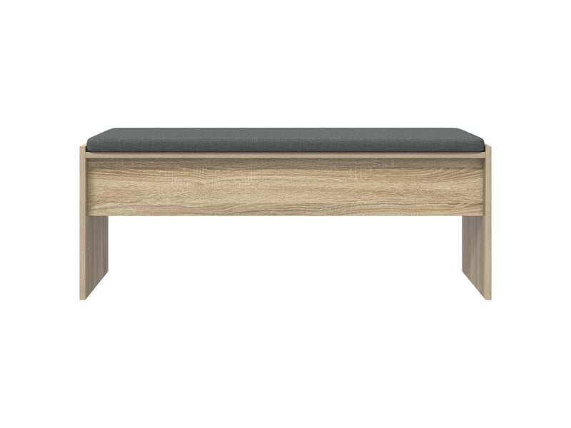  Banc d'entrée, banc interieur avec coussin chêne sonoma 103x38x40 cm  - Conforama E