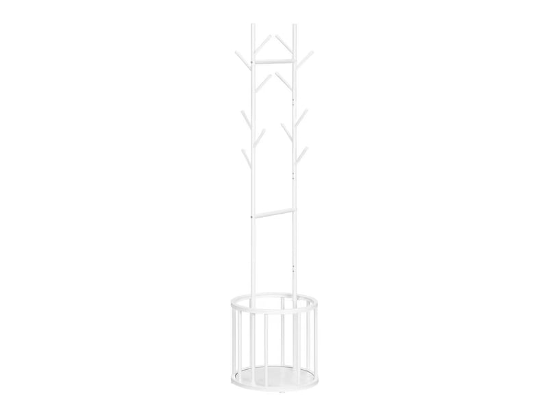 Porte-manteau arbre sur pied avec panier de rangement, design moderne - Conforama A