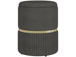 Pouf / repose pied <strong></strong> <strong></strong> gris