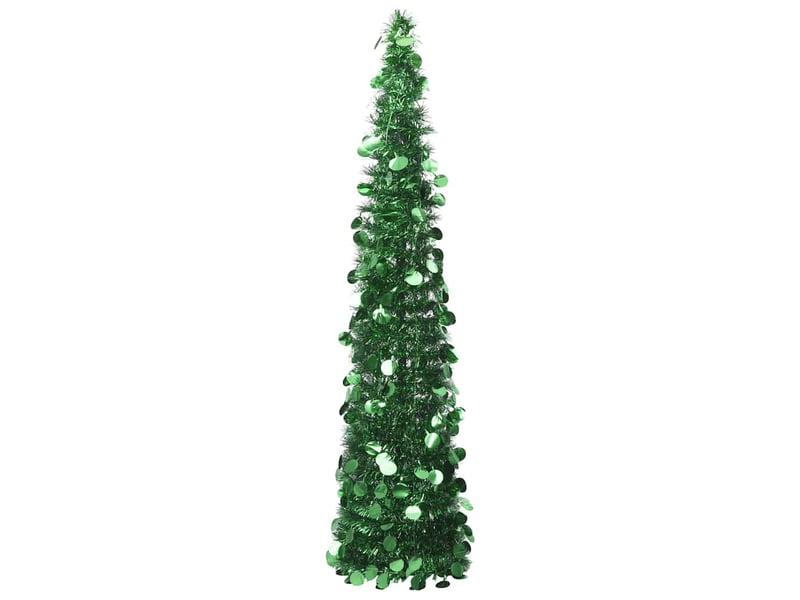  Sapin de noël - arbre de noël artificiel escamotable vert 150 cm pet  - Conforama B