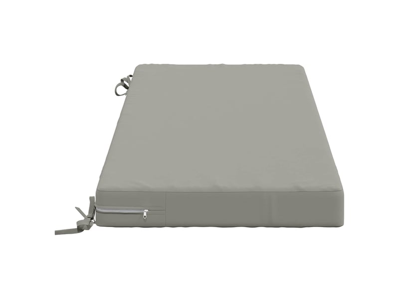  Coussin de banc, coussin d'assise, coussin de canapé soest 100 % polyester gris 110 x 50 x 8 cm cf53262  - Conforama D