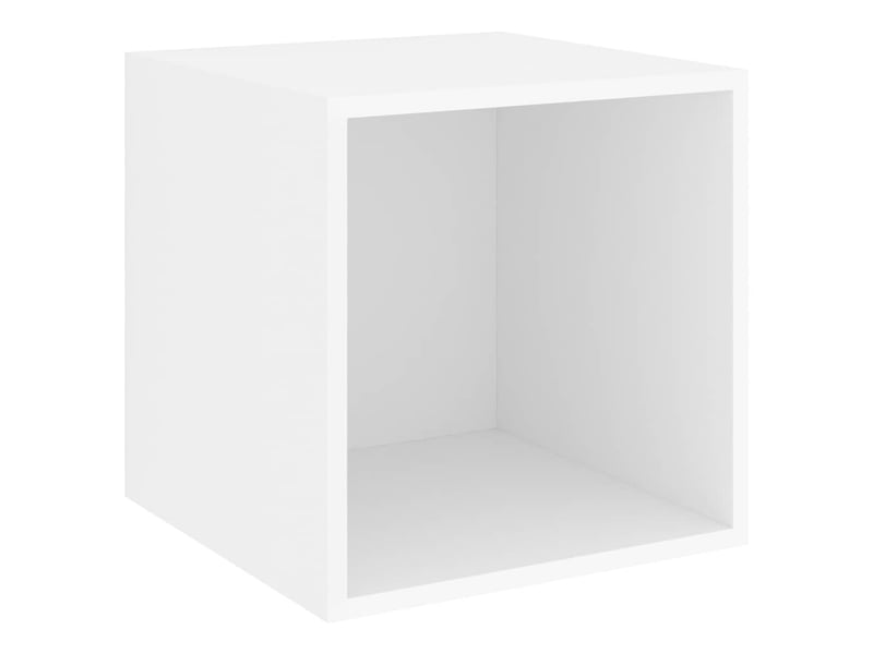  Ensemble de meuble tv - banc tv - meuble de rangement 5 pcs blanc bois d'ingénierie  - Conforama D