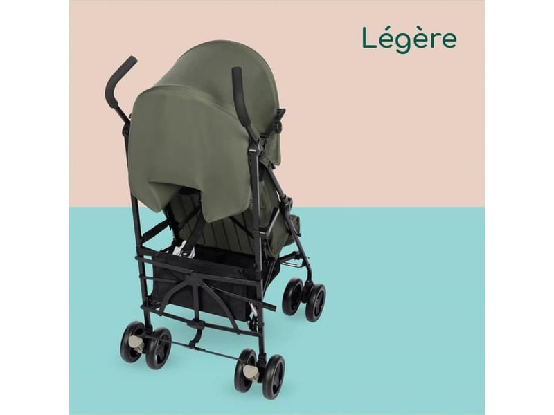 Poussette canne compacte 4 roues rainbow vert 6 mois a 4 ans dossier multipositions 1131116210 - Conforama D