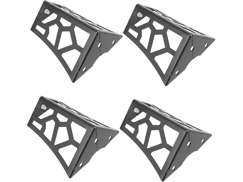  Lot de en décoratifs pour meubles réglables résistants pour tables armoire support stable matériau  - Conforama A