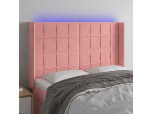 Tete de lit A poser largeur 147 cm rose