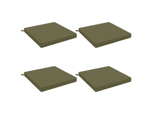 Lot de 4 coussins de siège, coussins d'assise soest 100 % polyester cf60230