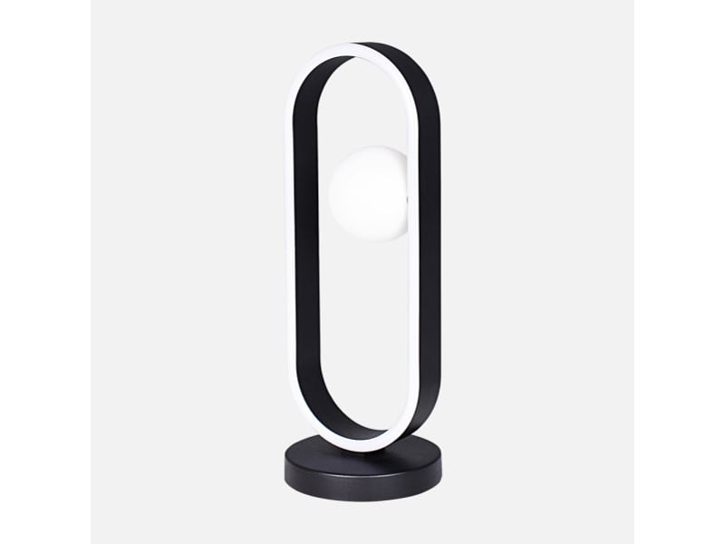  Fabrilamp fermoselle lampe à poser led noir, 13 w, 1105 lm, 4000 k, h 41,5 cm 255171009 - Conforama A