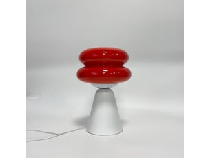 Lampe de table champignon, vintage – 3 modes de couleur dimmables, veilleuse led, déco pour chambre et salon-rouge