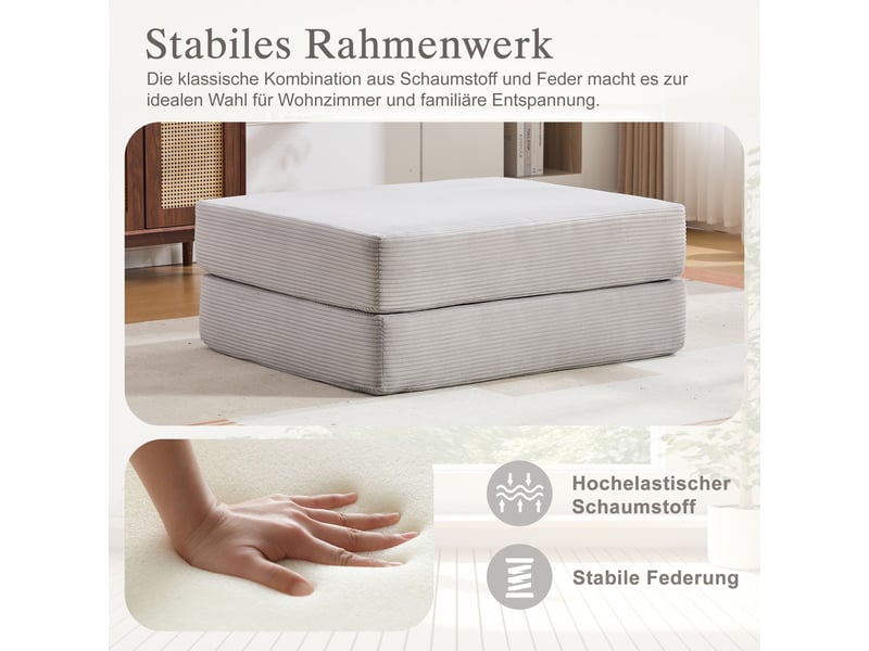 Chaise de compression en corde avec structure en métal robuste - conception ergonomique + rembourrage épais pour un confort durable. Incl. Poche HFSN-1227LG - Conforama D