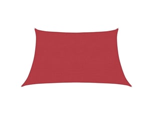 Voile d'ombrage - voile d'ombre - voile parasol 160 gm² rouge 34x2 m pehd