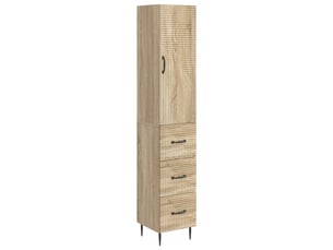 Armoire <strong></strong> <strong></strong> coloris bois clair largeur 33 cm