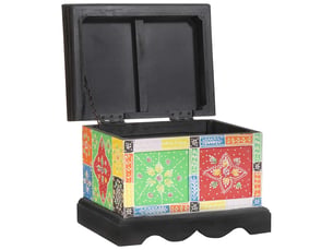 Boîte de rangement, coffre de rangement multicolore 40x30x30 cm