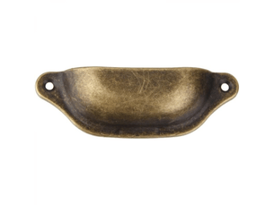 Lot de 10 poignées de pommeau de porte, décoration pour meubles, tiroirs, en laiton ancien
