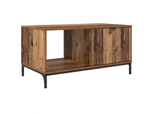 Table basse rectangulaire coloris marron  
