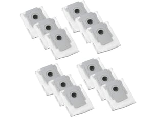 Pack de 12 pièces de rechange pour sacs anti-poussière compatibles avec irobot roomba i3+(3550),i4+ (4552), i6+(6550), i7(7150)