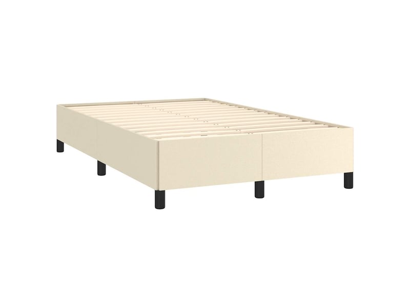  Lit double- lit adulte -  cadre de lit sans matelas crème 120x190 cm similicuir  - Conforama B