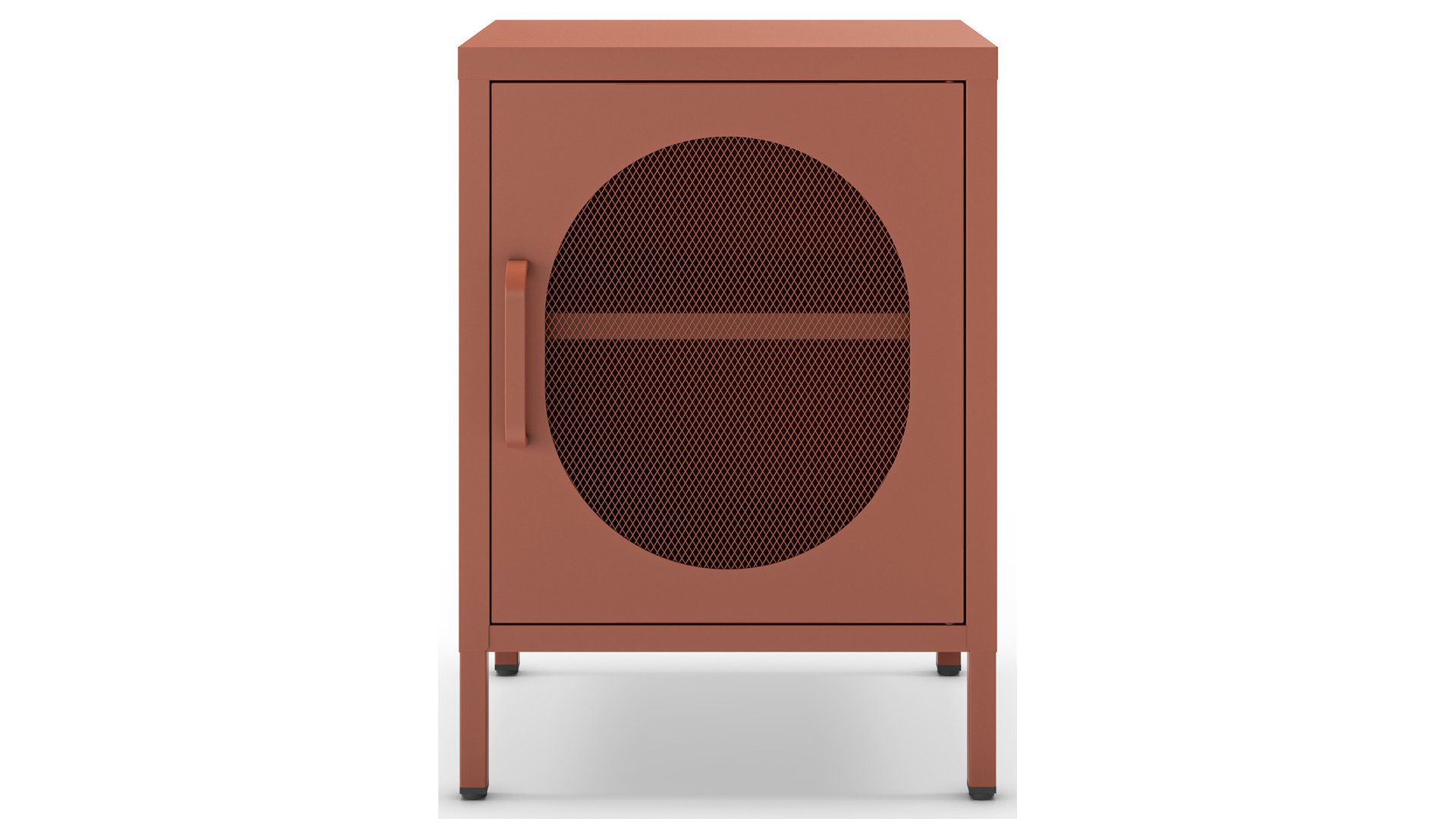 LOMOCO Chevet BAGEN coloris terracotta orange 60 Conforama