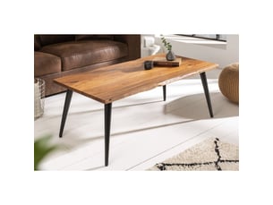 Table basse rectangulaire coloris bois clair <strong>MEUBLORAMA</strong> <strong></strong> - 60 cmx110 cm