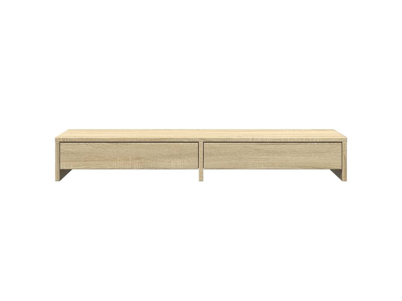  Support de moniteur table meuble bureau avec tiroirs sonoma bois d'ingénierie marron 02_0044944  - Conforama B