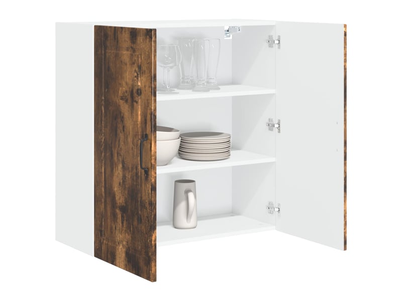  Armoire de cuisine chêne fumé 80x31x80cm bois d'ingénierie shl2973  - Conforama C