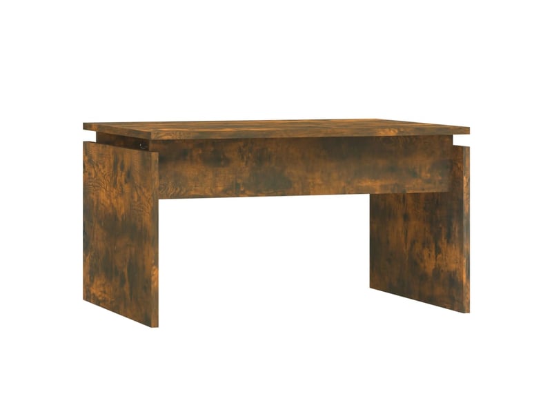  Table basse | table de salon chêne fumé 68x50x38 cm bois d'ingénierie  - Conforama A