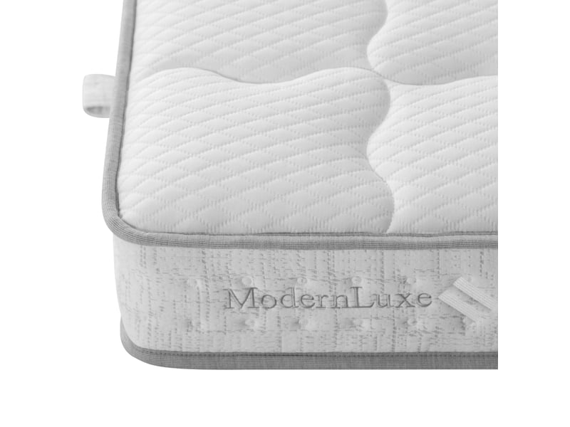  Matelas 140x200 cm 7 zones h3 avec ressorts ensachés et mousse froide blanc  - Conforama E