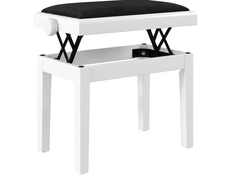  Banquette de piano réglable en hauteur 45-56 cm evryae  - Conforama A