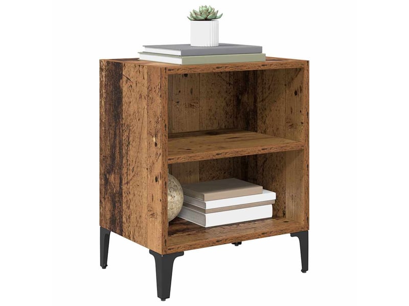  Table de chevet - cabinet de chevet - table de nuit bois ancien 40 x 30 x 50 cm bois d'ingénierie  - Conforama B