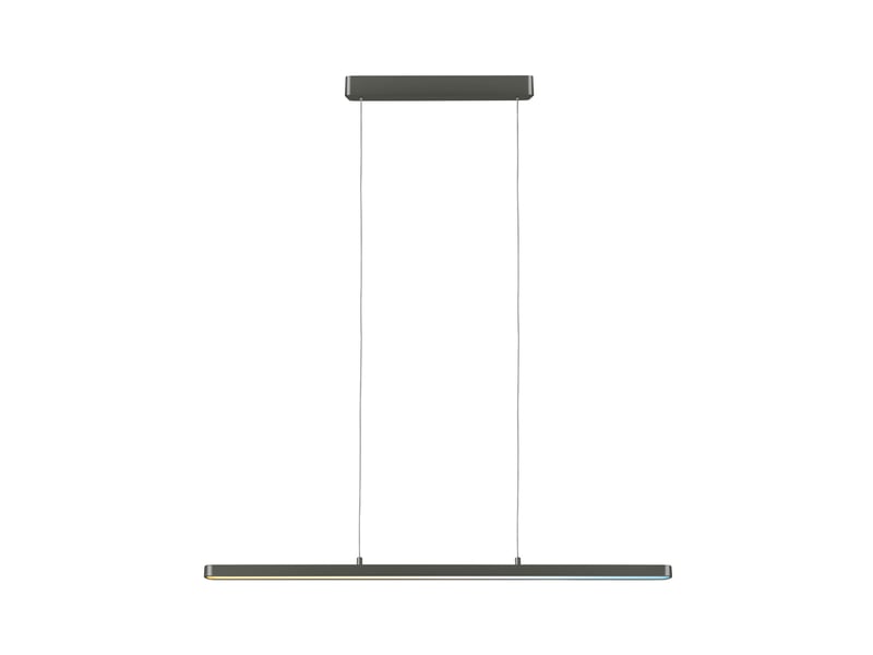  Luminaire en suspension led smart home zigbee 3.0 lento tunable white 2035lm 26,4w titanium gradable  - Conforama B