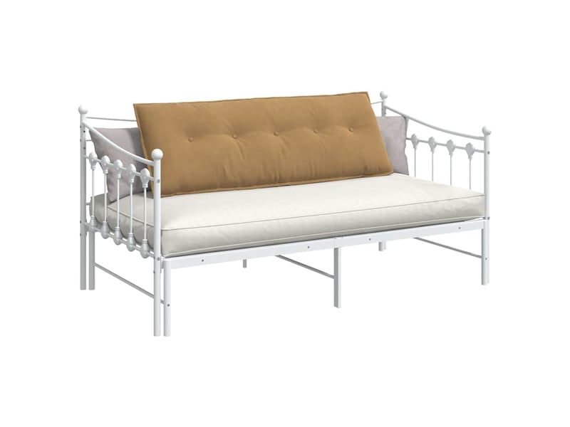 Coussin de dos, coussin de dossier marron 140 x 50 cm tissu en velours côtelé cf54799 - Conforama C