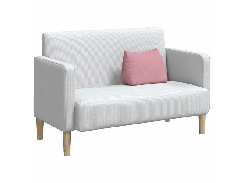  Coussin de dos, coussin de dossier rose 45 x 20 x 35 cm tissu en velours côtelé cf54978  - Conforama C