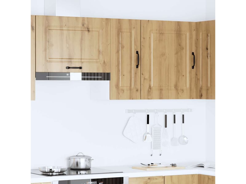  Armoire murale cuisine kalmar chêne artisanal bois d'ingénierie shl3054  - Conforama C