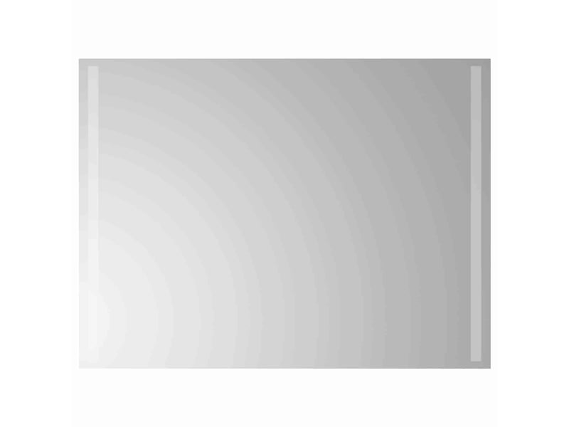  Miroir de salle de bain, miroir de toilette led transparent 80 x 60 cm verre trempé cf62618  - Conforama A