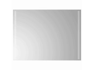 Miroir de salle de bain, miroir de toilette led transparent 80 x 60 cm verre trempé cf62618