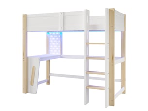 Lit mezzanine 90x200 cm <strong></strong> <strong></strong> coloris bicolore