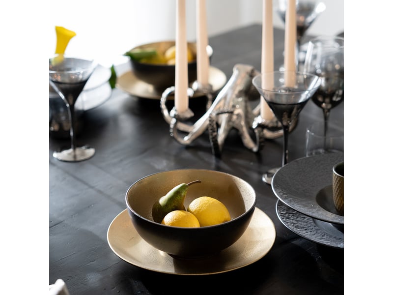  assiette diva dorée 26cm  - Conforama B