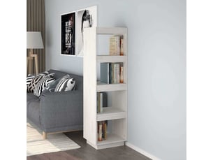 Bibliotheque coloris  blanc  <strong></strong> <strong></strong> - 40 cm x 135 cm