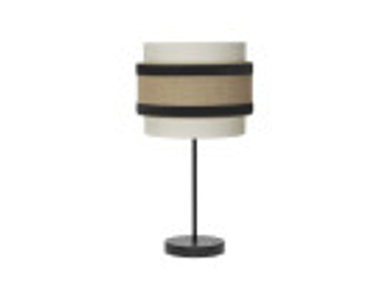 Lampe à poser fabrilamp cornalina beigenoir 1 x e14 47 x 18 x 18 cm 246971009 - Conforama B