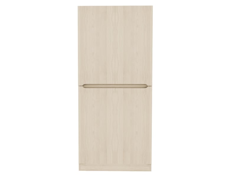  Armoire penderie 2 portes avec compartiments de rangement 70 x 40 x 170 cm  - Conforama A