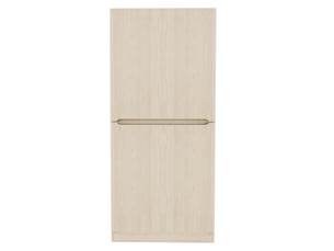 Armoire penderie 2 portes avec compartiments de rangement 70 x 40 x 170 cm