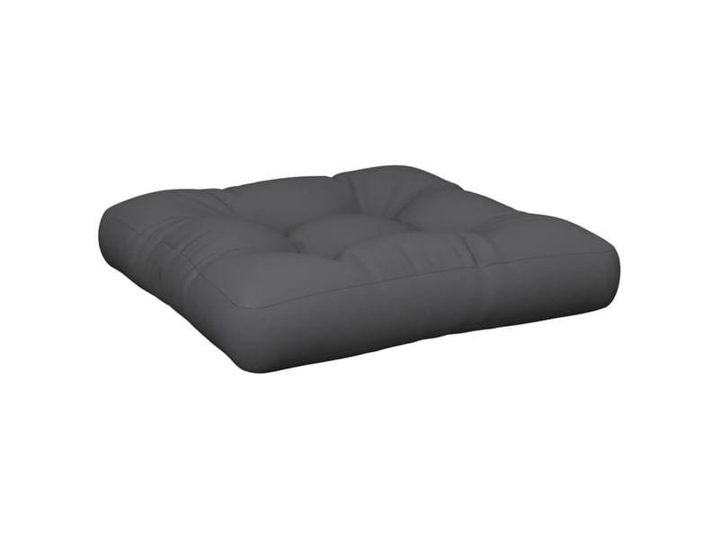  Lot de 2 coussins de palette, coussins de canapé anthracite tissu cf59484  - Conforama D